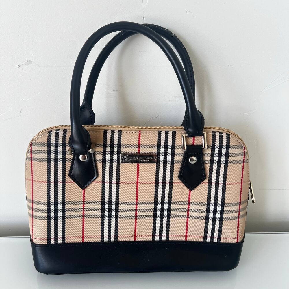 Burberry London Small Dome Purse Handbag Y2K